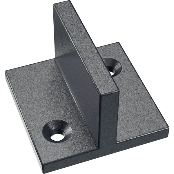 Ekena Millwork Premium Barn Door Floor T-Guide, Dark Gray GB6001GDG - main